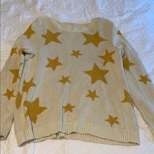 Star Print Sweater
